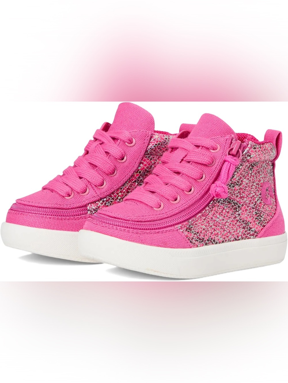 Kids High-Top Sneakers Pink Sparkle - BILLY Classic Dr High II Adaptive size 2XW